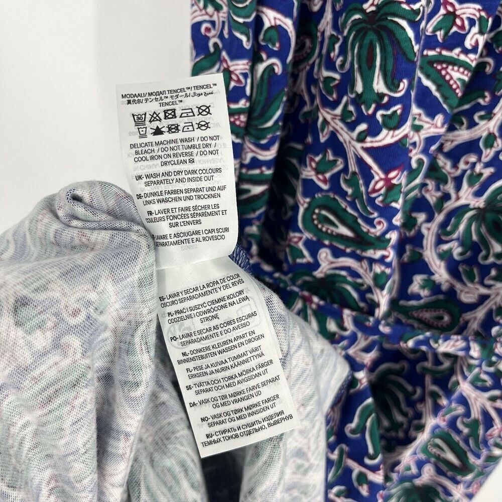 Boden Tank Dress Size 12 Long Swing Jersey High Neck Festival Sleeveless Print - Picture 9 of 9